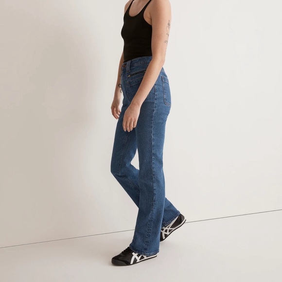 Madewell The Perfect Vintage Flare Patch Pocket Jeans | Size 30 - Picture 3 of 15